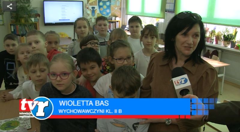 Relacja Telewizji Regionalnej z Kiermaszu w SP1 Żary