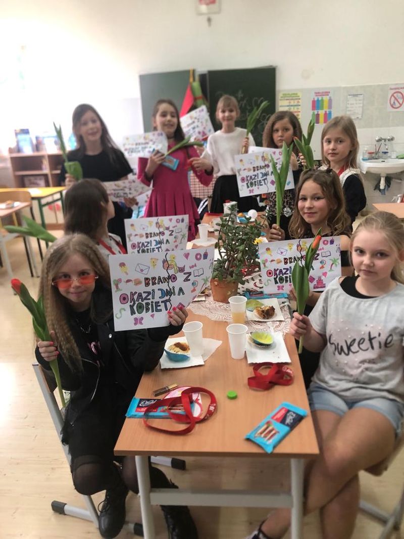 Dzień Kobiet w klasie 3B