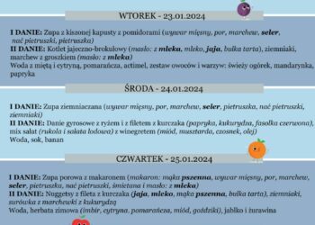 Jadłospis 22-26 stycznia