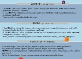 Jadłospis 29.01-02.02