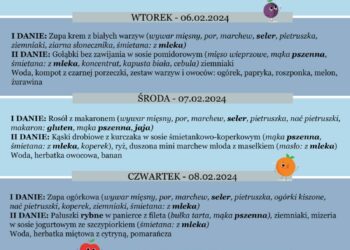 Jadłospis 5-9 lutego