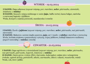 Jadłospis 18-22 marca