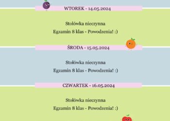 Jadłospis 13-17 maja