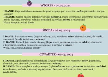 Jadłospis 6-10 maja