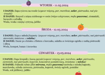 Jadłospis 10-14 czerwca
