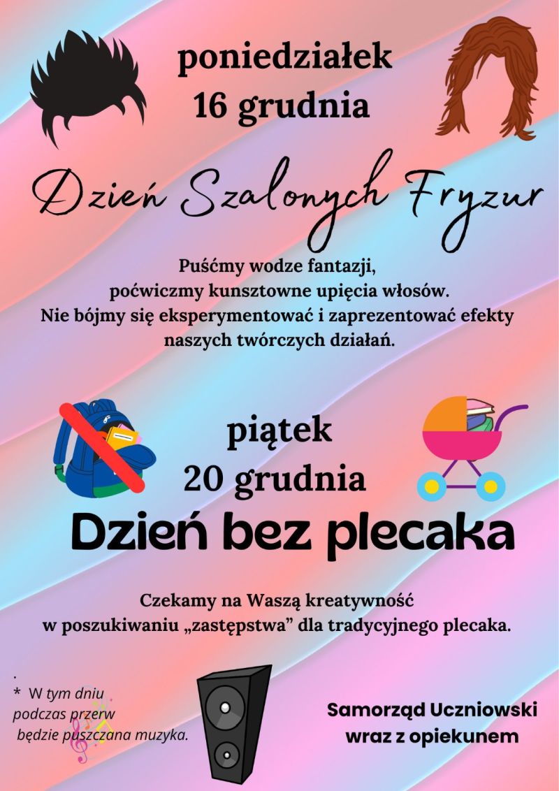 Dzień bez plecaka