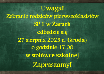 Zebranie rodziców pierwszoklasistów