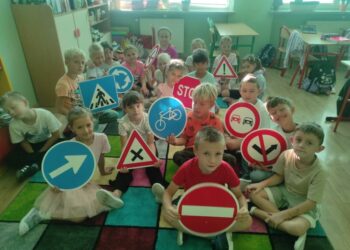 Lekcja o bezpieczeństwie w kl. 1b