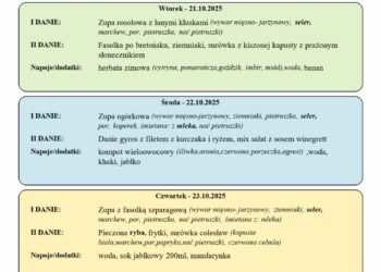 Jadłospis 20-24 października