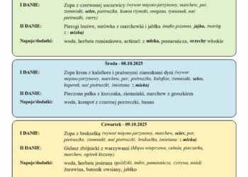 Jadłospis 6-10 października