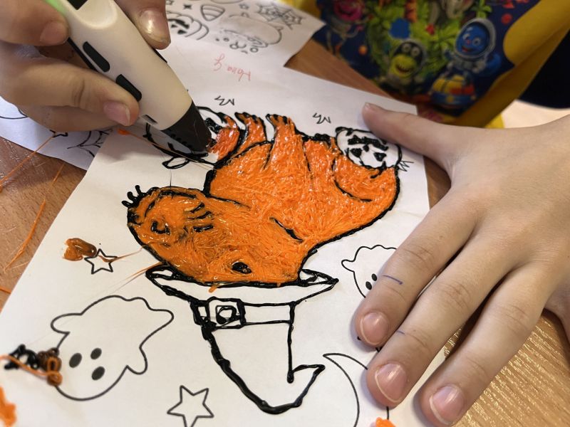 Andrzejkowe 3d w klasie 4c