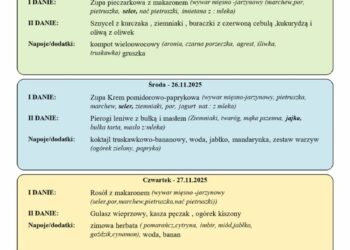 Jadłospis 24-28 listopada