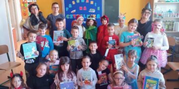 Pasowanie na czytelnika klasa 1a