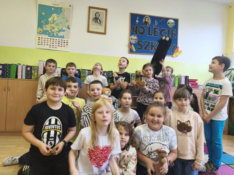 Dzień pluszowego misia w klasie 2c