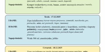 Jadłospis 15-18 grudnia