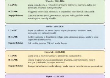 Jadłospis 19-23 stycznia