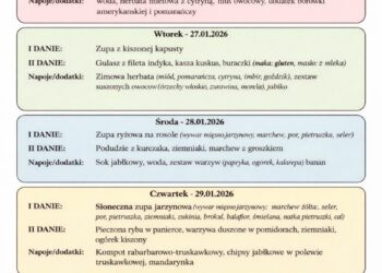 Jadłospis 26-30 stycznia