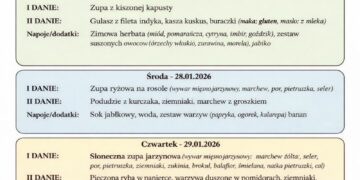 Jadłospis 26-30 stycznia