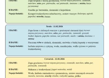 Jadłospis 9-13 lutego