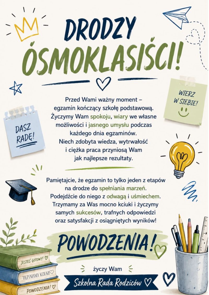 Życzenia od Rady Rodziców