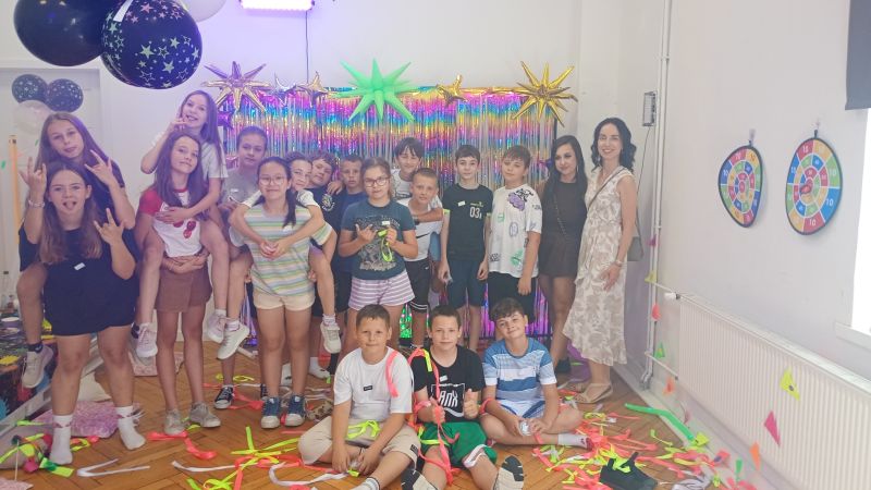 Klasa 4a na warsztatach FLUO w Żarach 