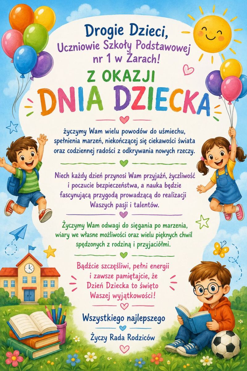Życzenia od Rady Rodziców