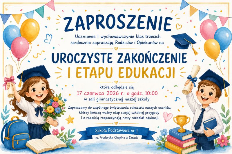 Zakończenie klas trzecich 2026