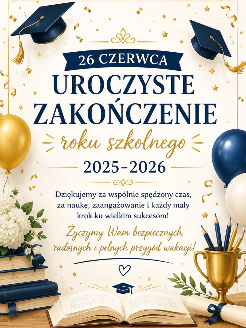 Uroczytse zakończenie roku szkolnego