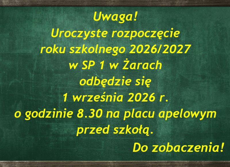Rok szkolny 2026-2027