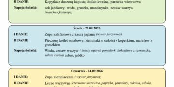 Jadłospis 21-25 września