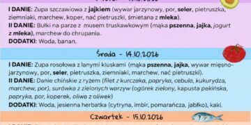 Jadłospis 12-16 października